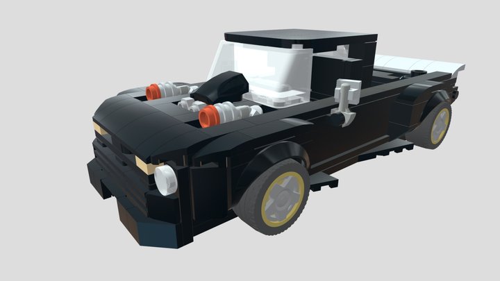 Lego Hoonitruck Speed Champion 3D Model