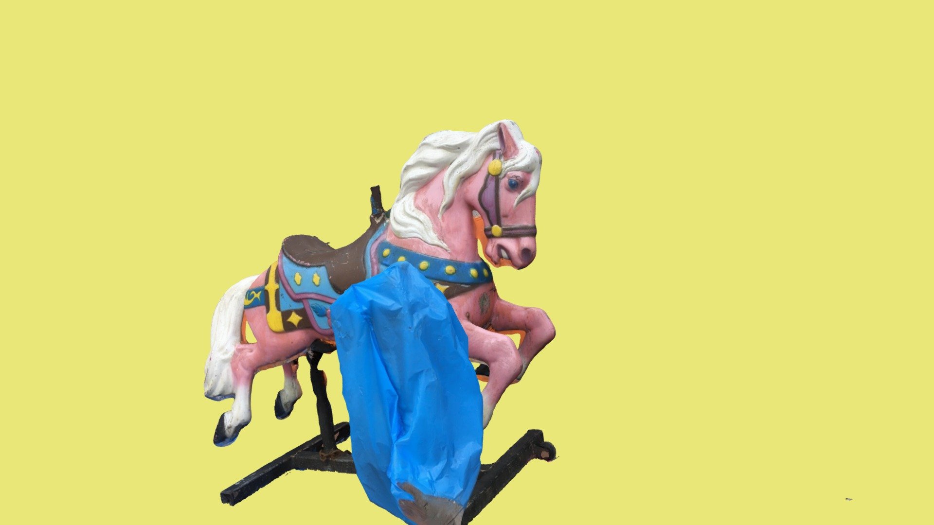 Pink horse 3D model by Rosalie Yu (rosalieyu) [4bfbb49] Sketchfab