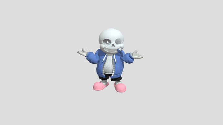 sans 3D Model