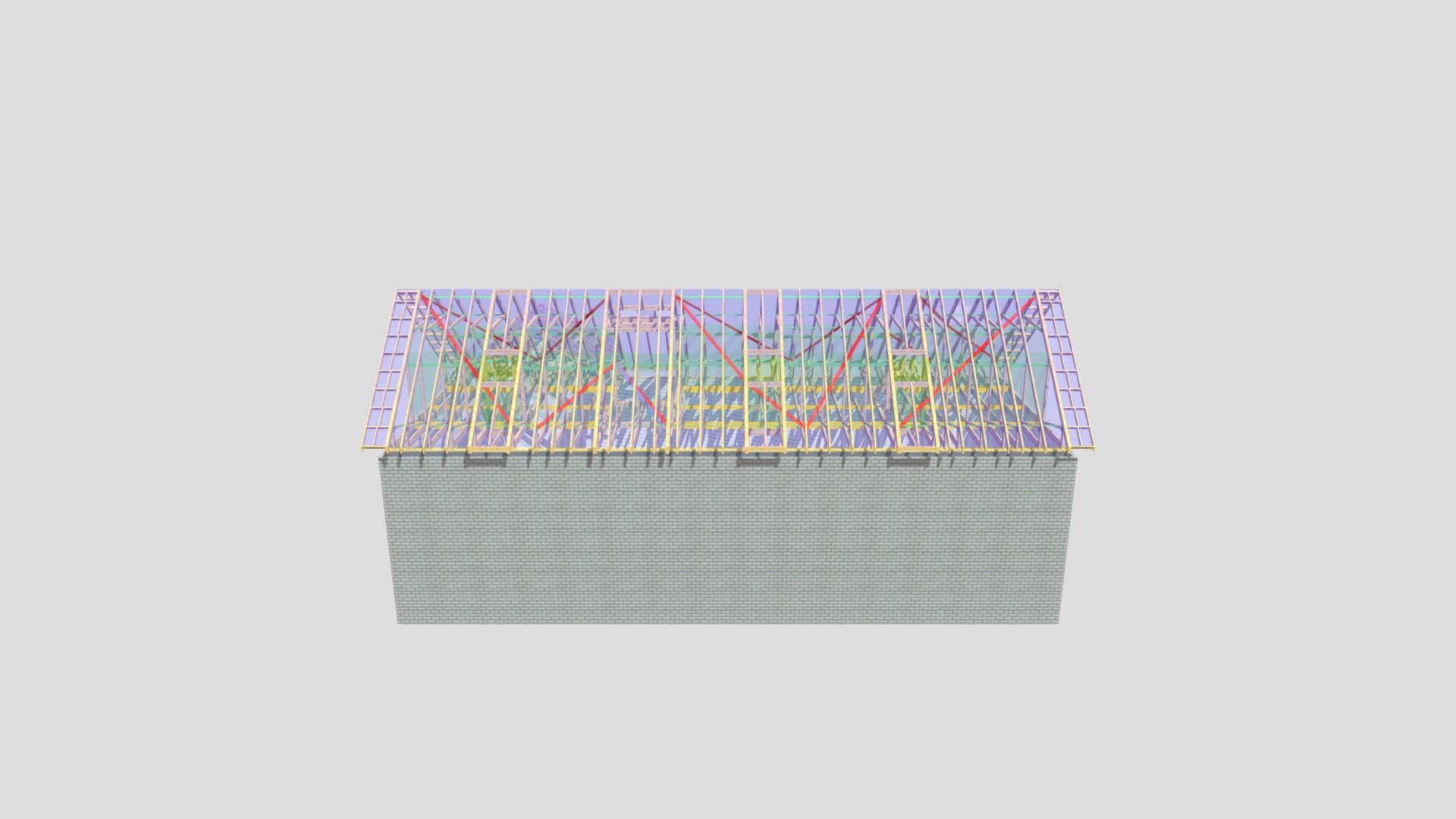 P12867A, Plot 1 Roof Layout