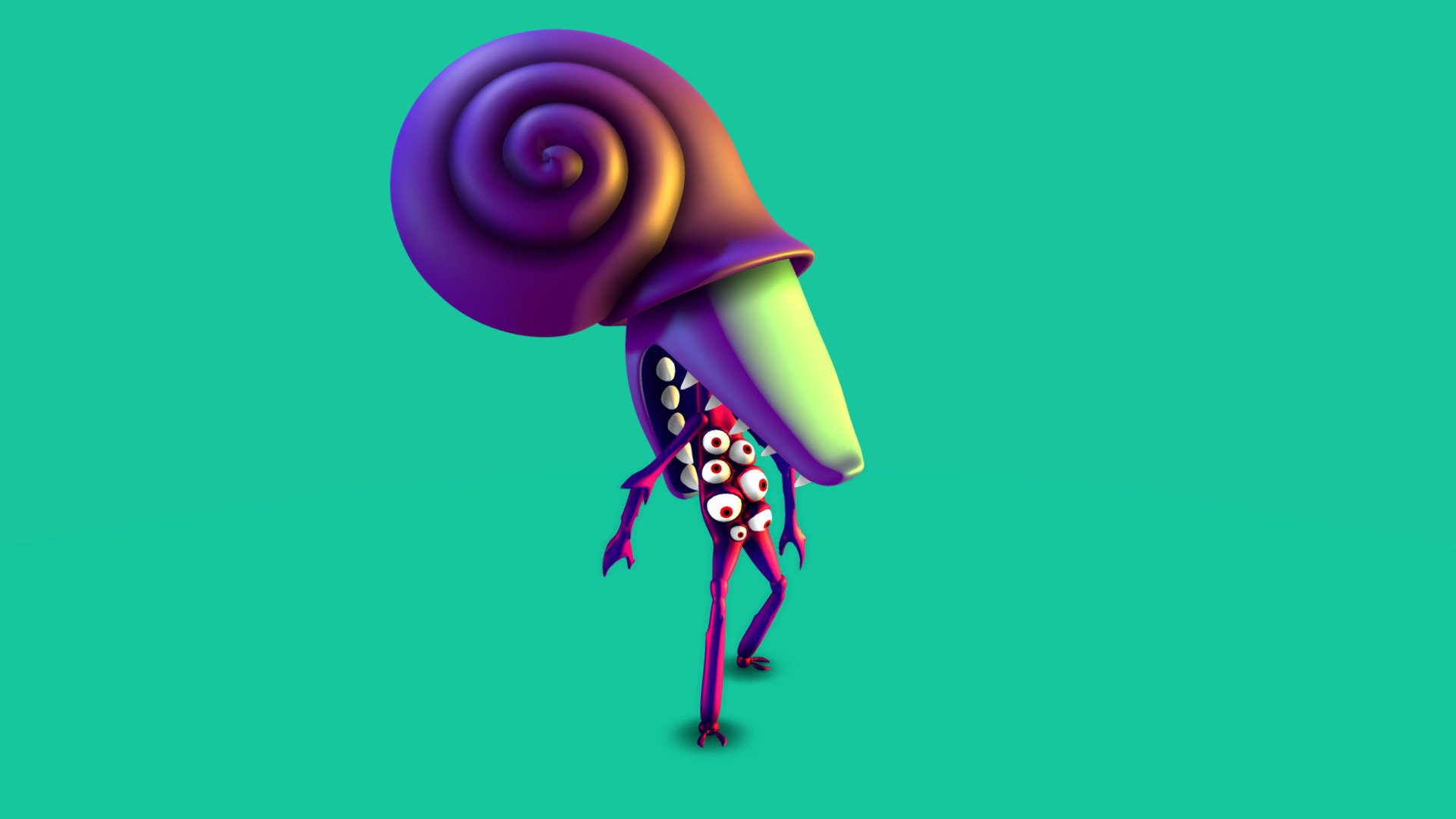 A strange creature...