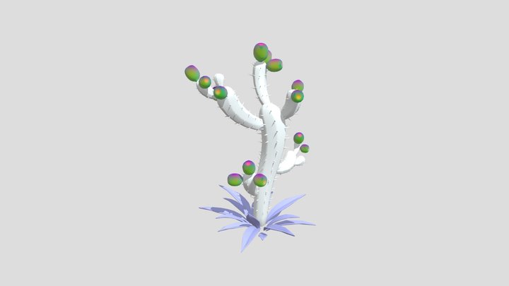 Cactus_fruit_ Fortnite 3D Model