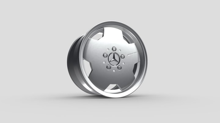 AMG Aero Monoblock – Detailed Wheel 3D Model 3D Model
