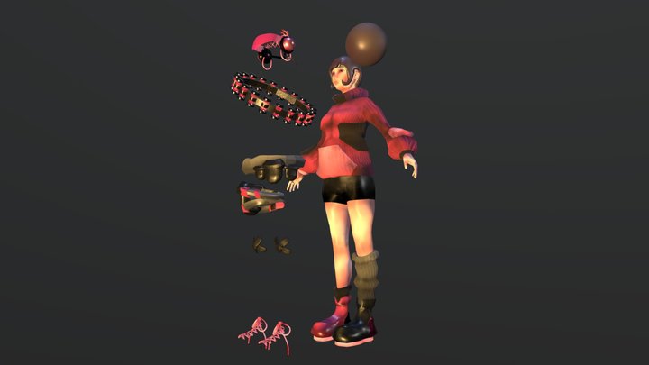 Leah 3D Model