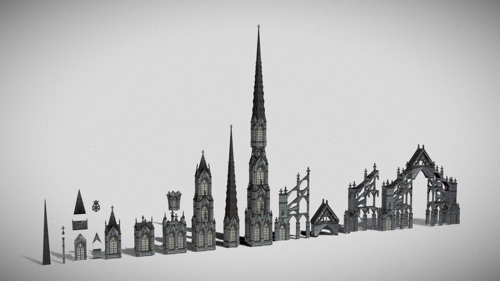 Gothic Building For Aria Pack 1.0