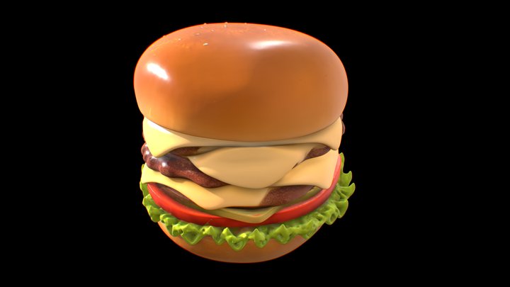 BURGER 3D Model