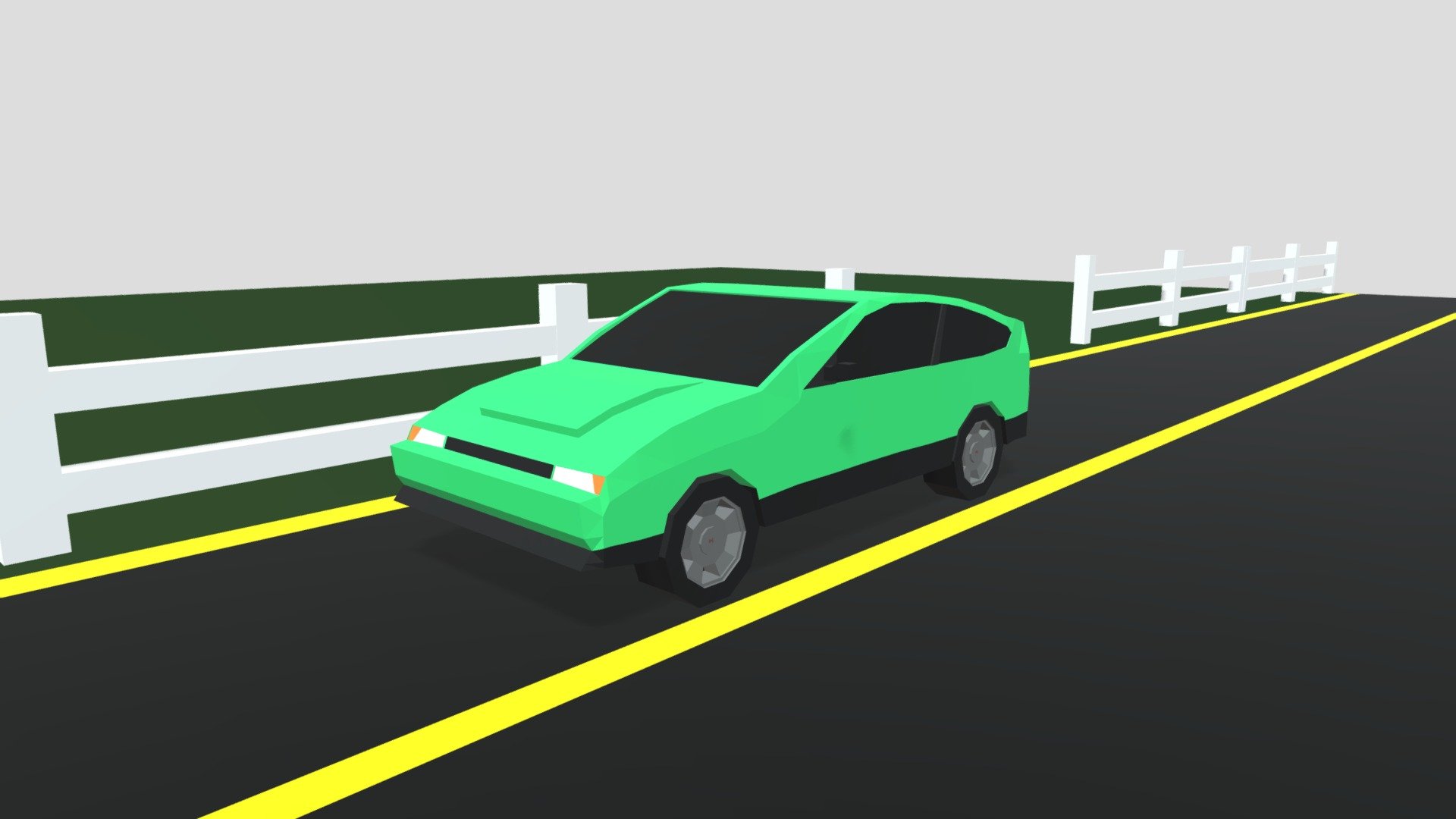 Low Poly 1989 CRX Si