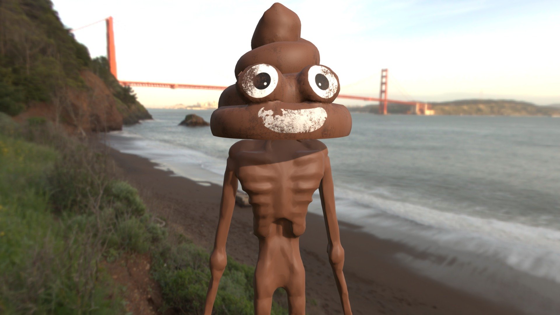 Poop Head Horror Skunx - Download Free 3D model by Poopo192 🎃👻 (@Edward ...