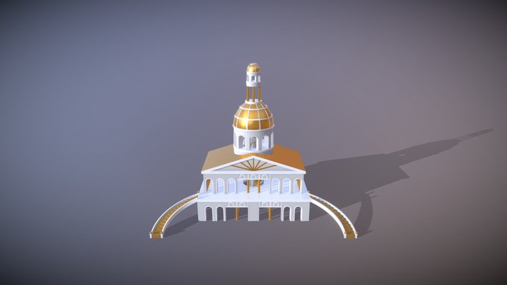 Heroes 3: Tower Capitol 3D Model