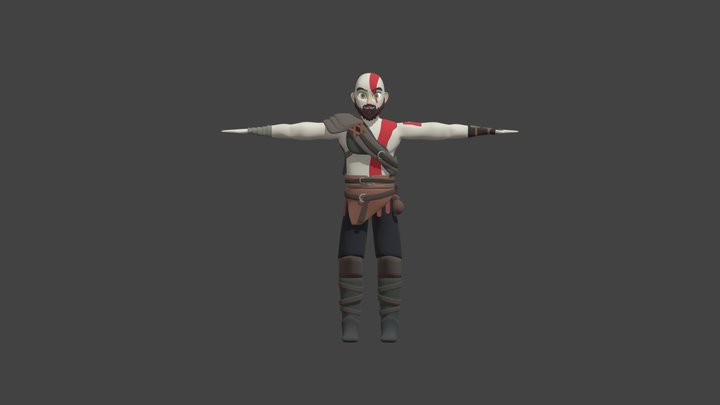 Kratos Model 3D Model