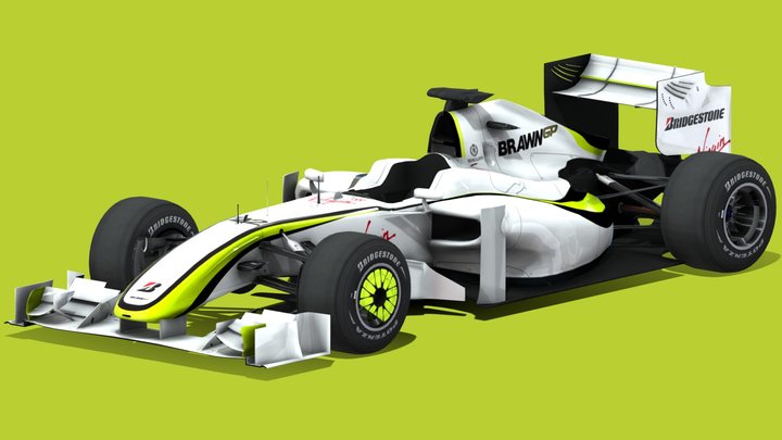 2009 Brawn GP – Free 3D Model STL