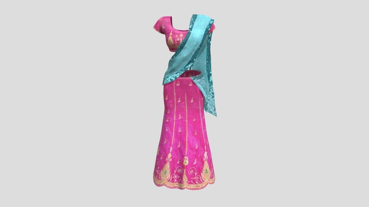 Lehenga 3D Model