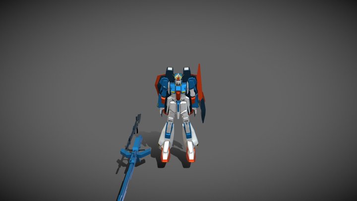 MSZ-006 Zeta Gundam 3D Model