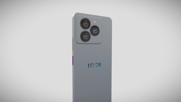 INOI A75 White Smartphone 3D Model