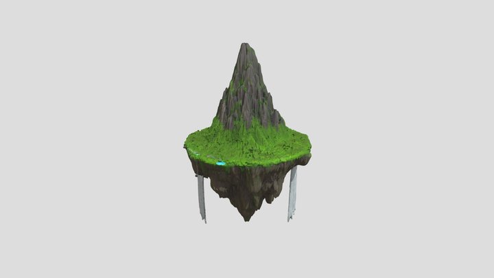 Floating Pinnacle 3D Model