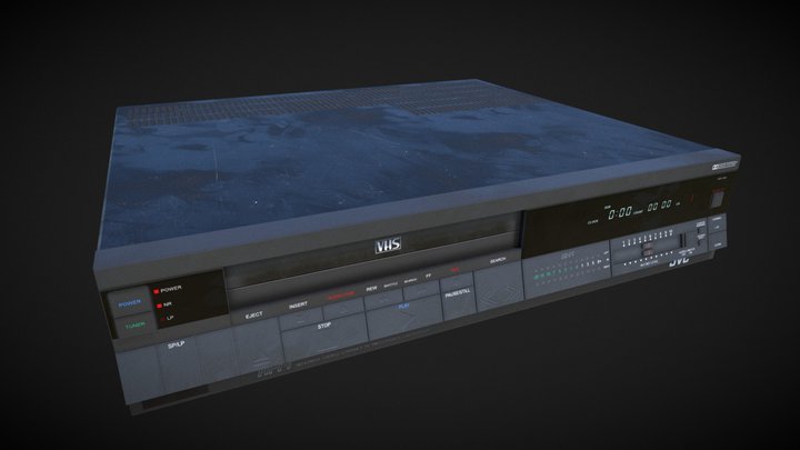 Old VCR 3D Model