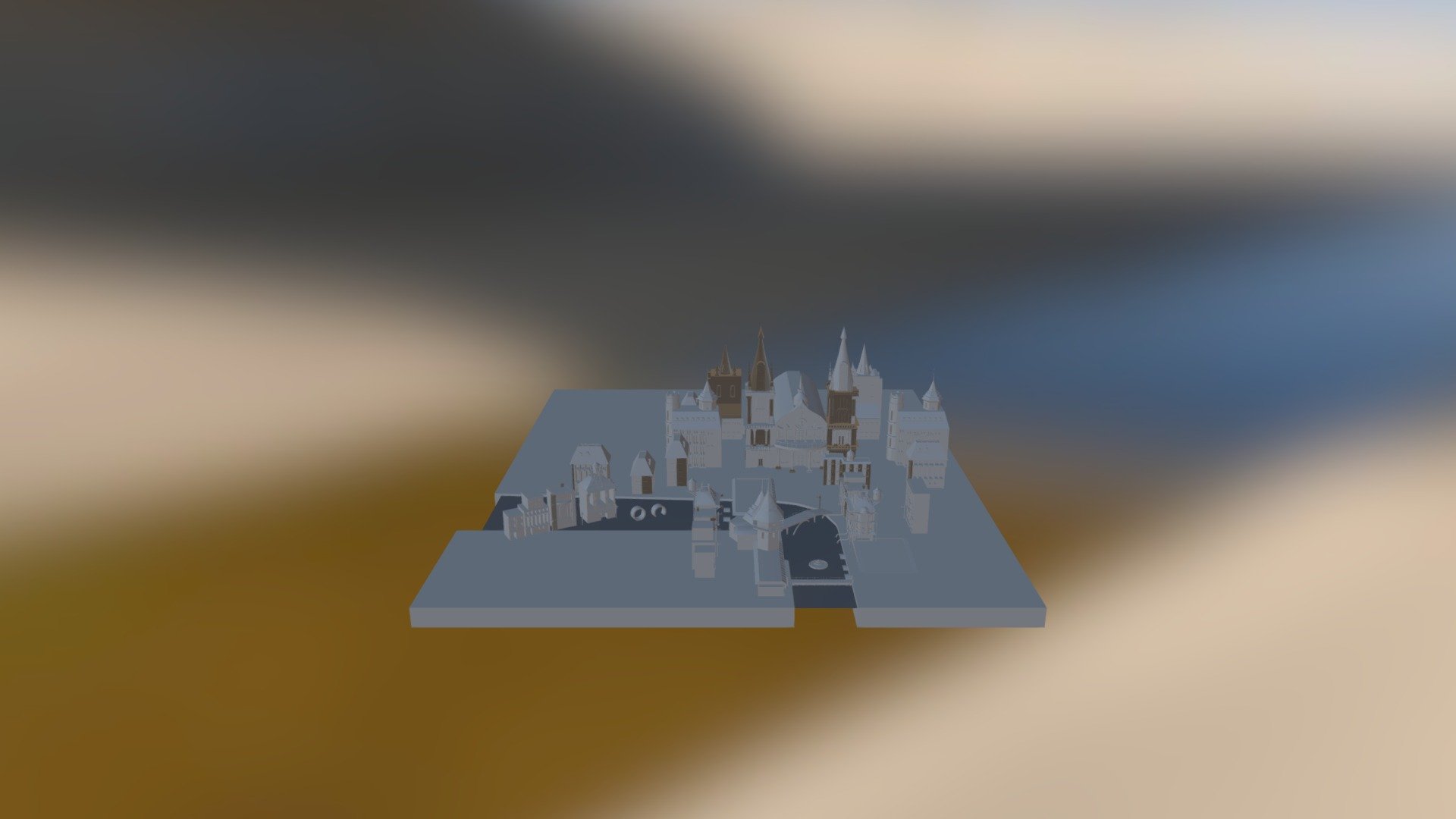 Dynamic Town GEO Nanai - 3D model by nanai [4c05517] - Sketchfab