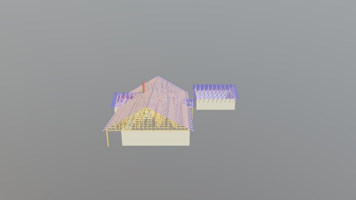 X-mont_Emma_Militis,_med_stålbalk 3D Model