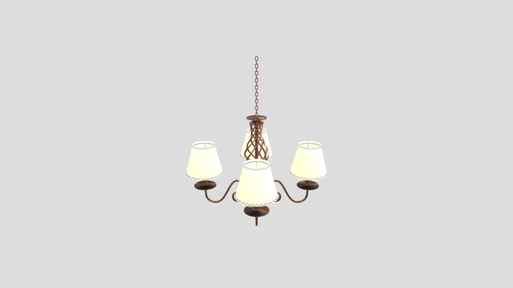 Copper Chandelier