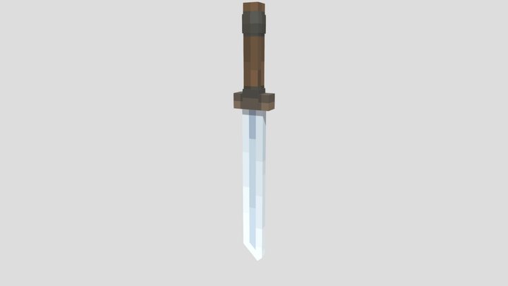 Iron Katana 3D Model