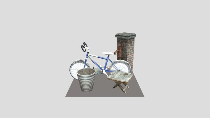 DAE 5 Finished props - Grandma's house 3D Model