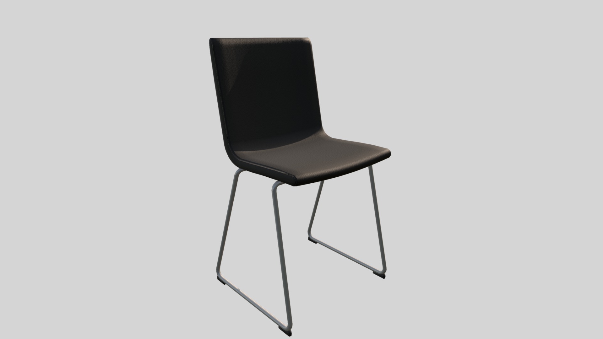 3D model Chair Volfgang - This is a 3D model of the Chair Volfgang. The 3D model is about a black office chair.