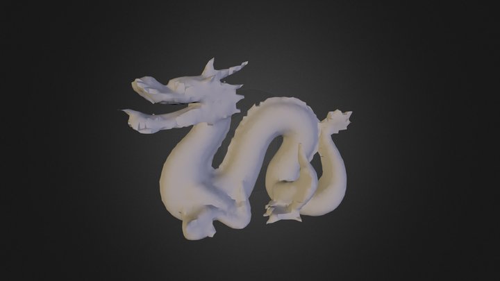 Stanford Dragon (Vrip, Res4) 3D Model