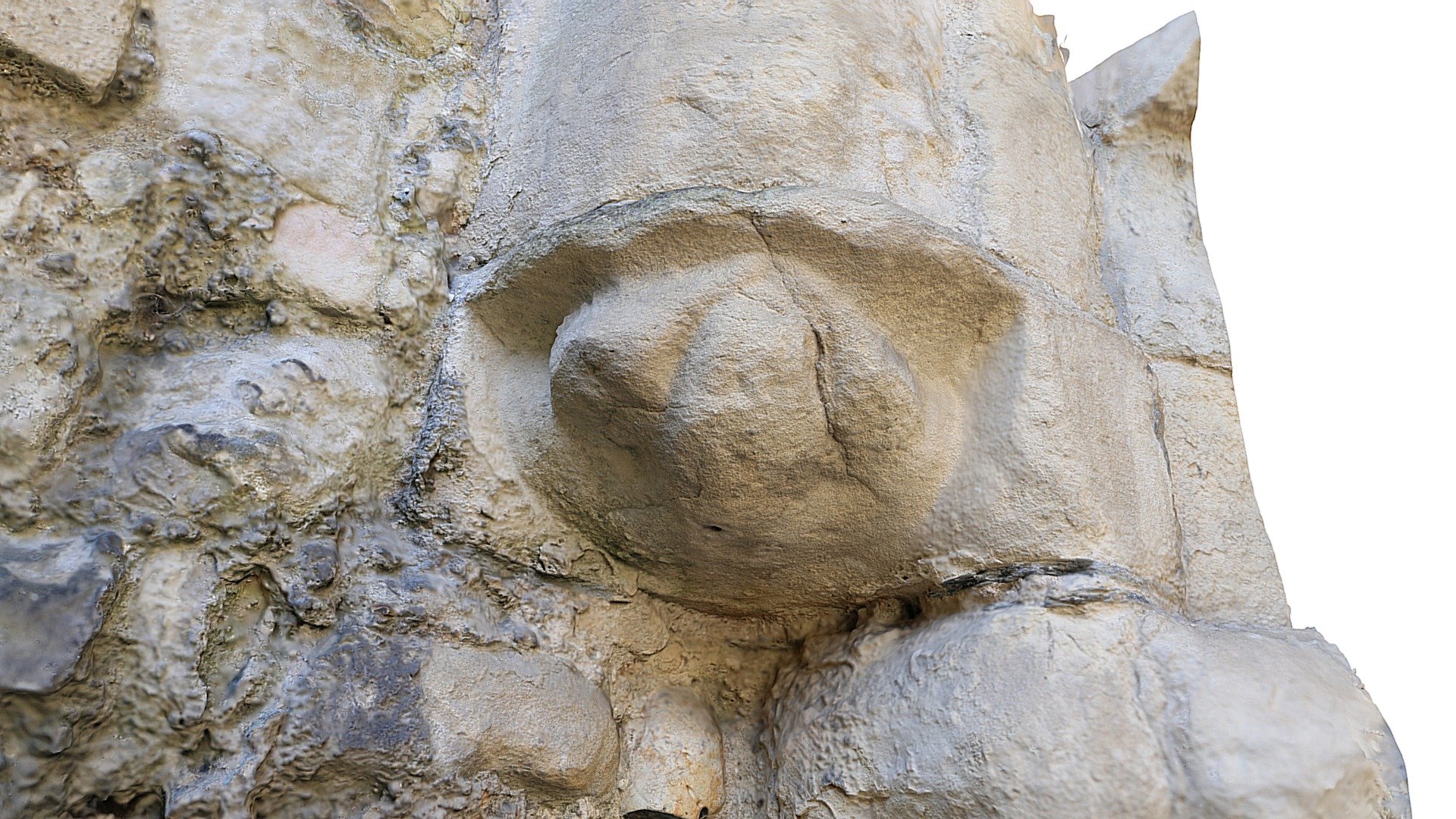 Weathered corbel c.1120