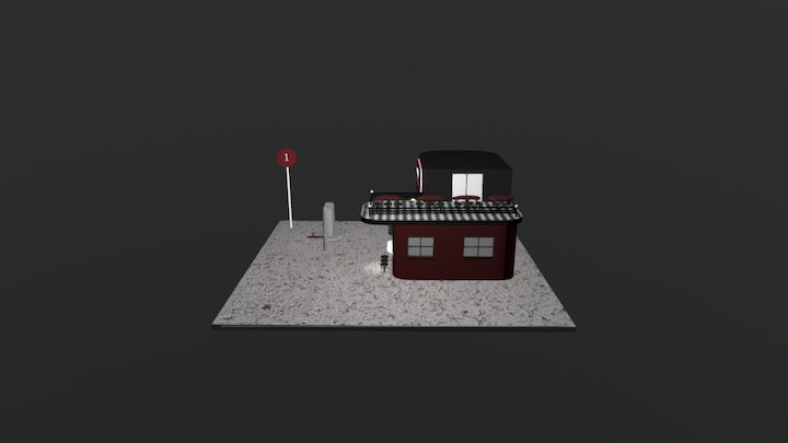 cafeteria 3D Model