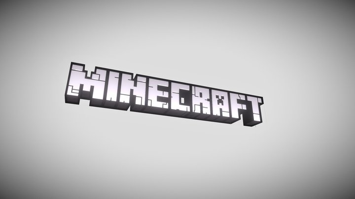 Minecraft Logo 3D Model