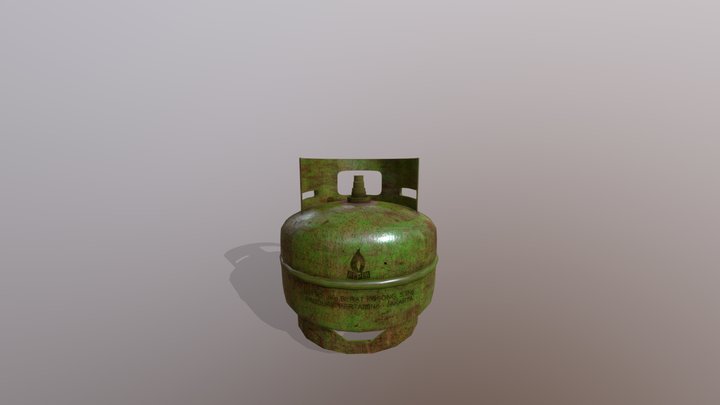 Gas LPG 3kg 3D Model
