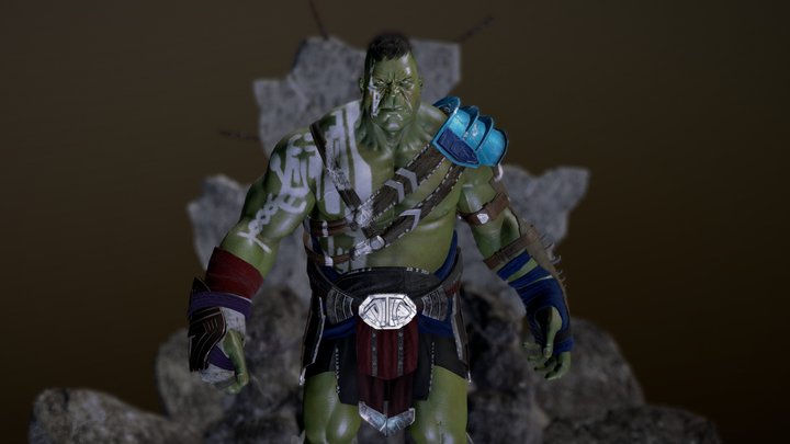 The Gladiator Hulk 3D Model