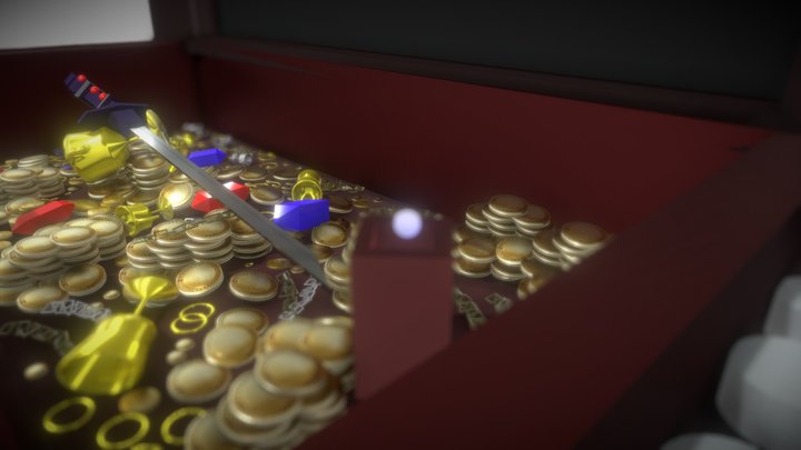 Magical Treasure 3D Model