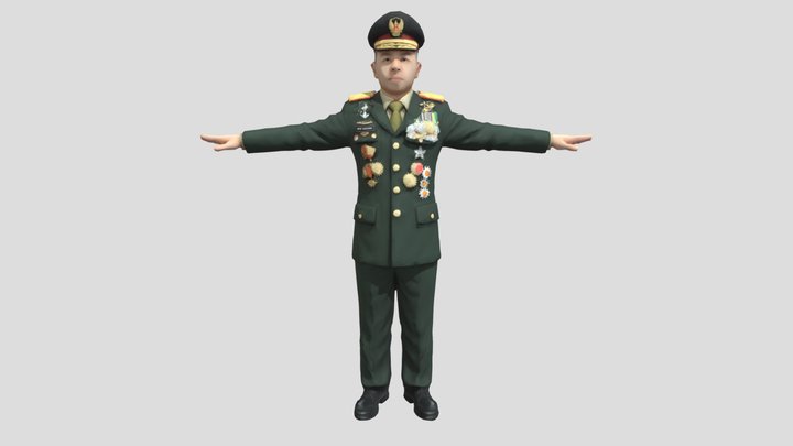 Jenderal TNI AD 3D Model