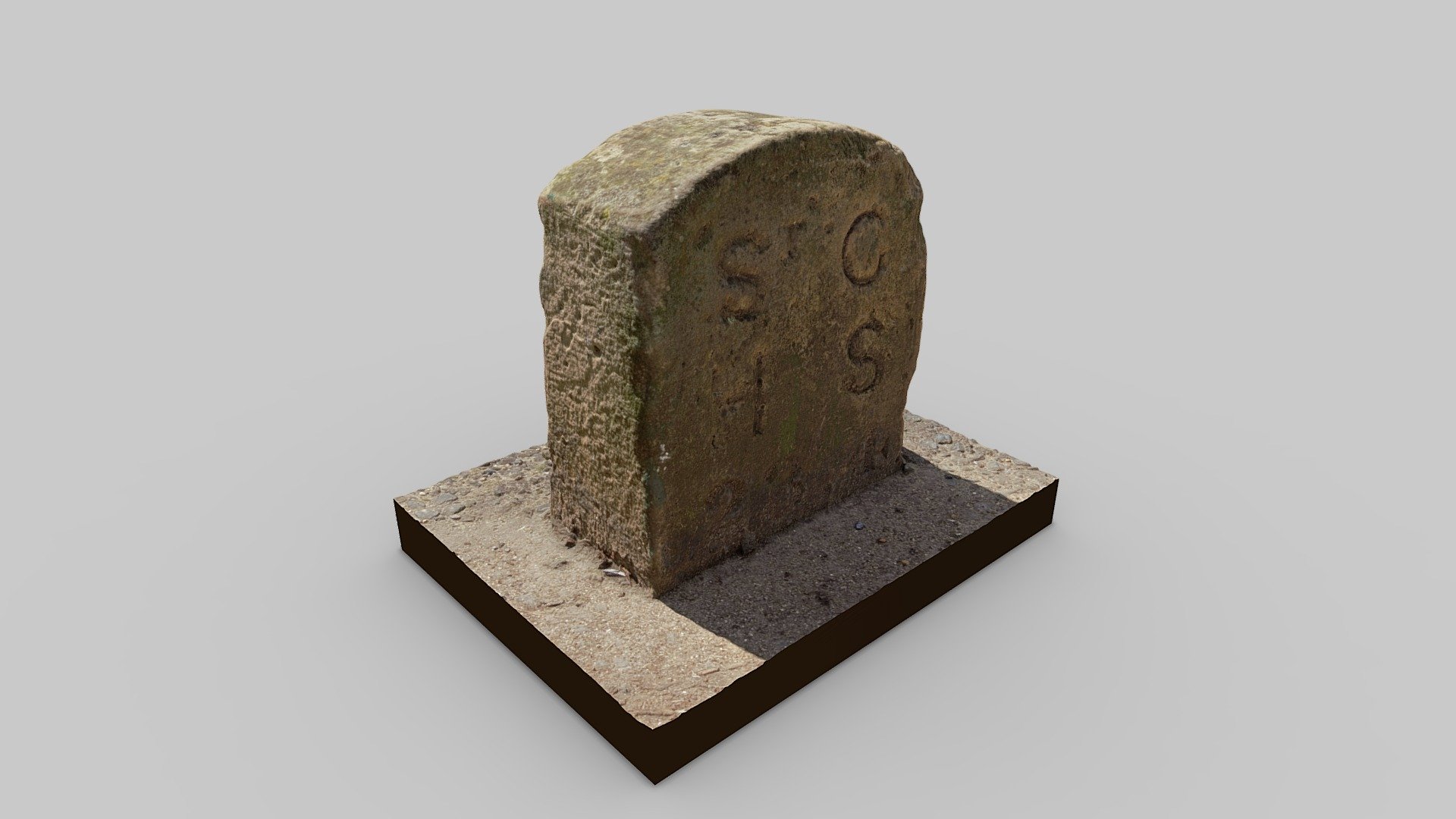 Albert Gate Boundary Stone East