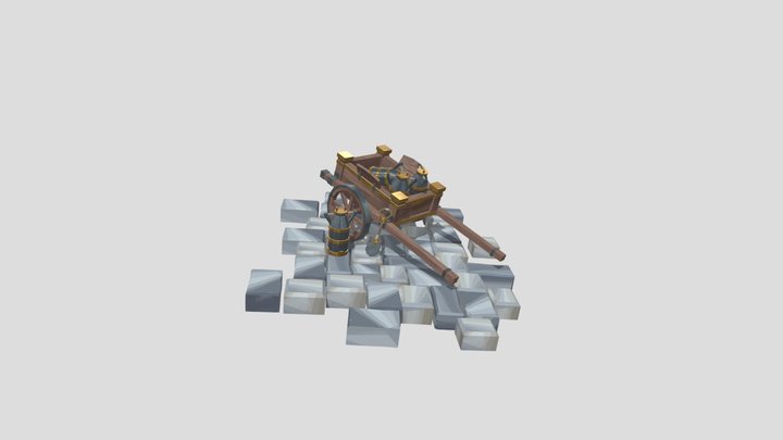 Student work : Dwarf Delivery 3D Model