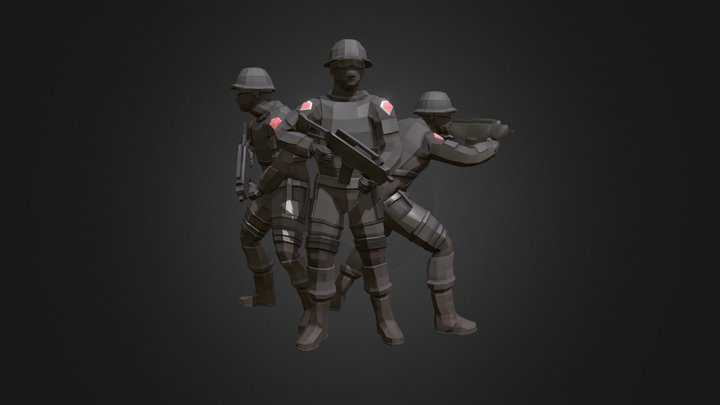 Knightmare Soldier (Batman v Superman) 3D Model