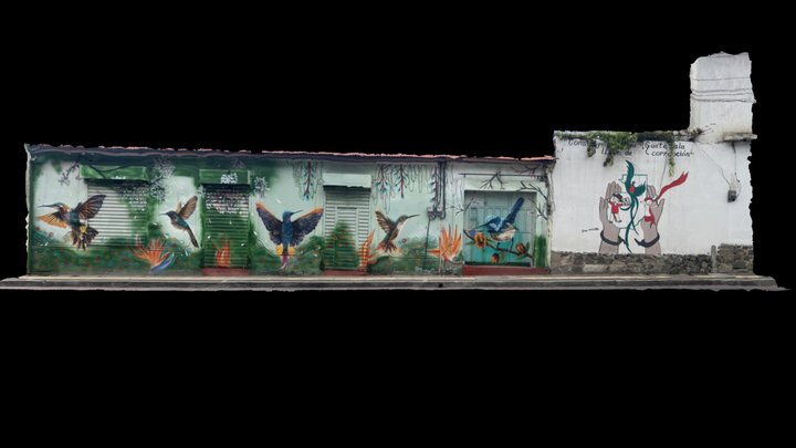 Mural de aves (Panajachel, Guatemala) – Gratis 3D-model STL