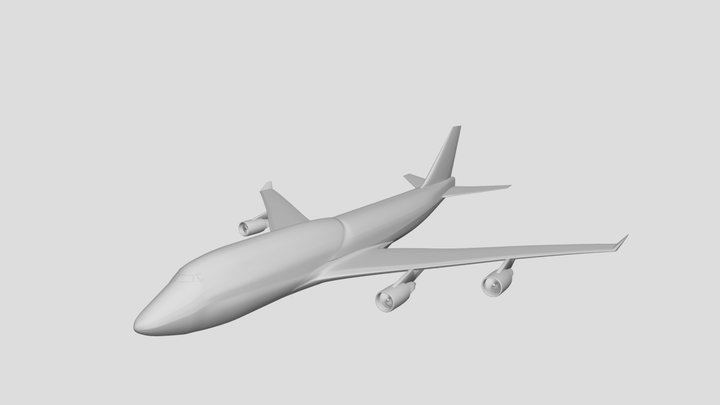 Boeing 747-400 TWA 1 | 3D model