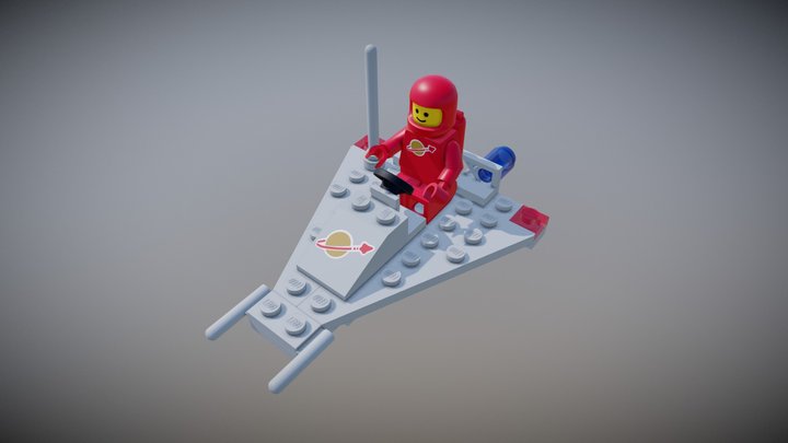 LEGO 885 - Space Scooter 3D Model