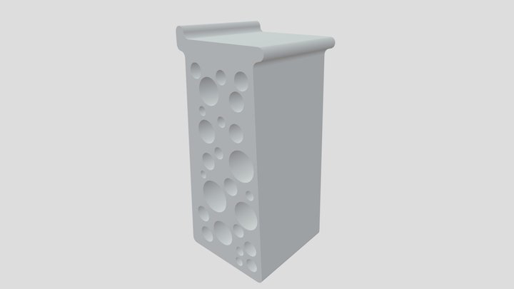 Bar Stool - Extruded Furniture 3D Model