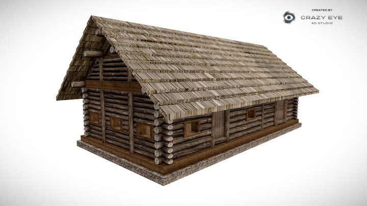 Alpine celtic house V2 3D Model