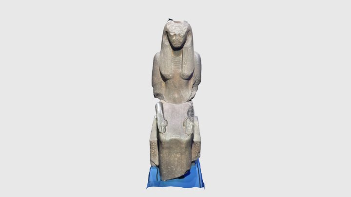 Statue of Queen Tuya (Ramses II mother) 3D Model