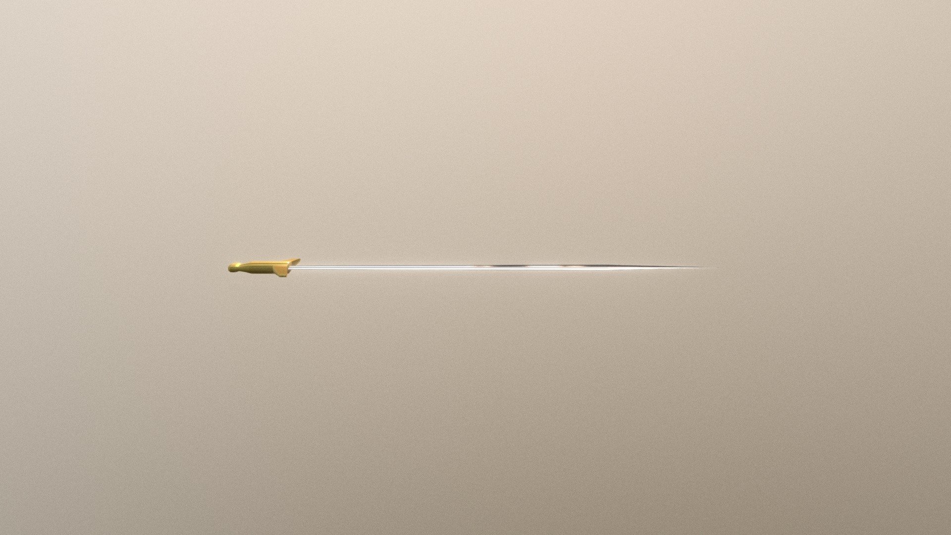 Low-poly sword suitable for mobile games