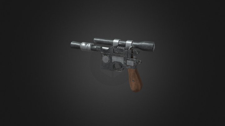 Han Solo's Blaster 3D Model
