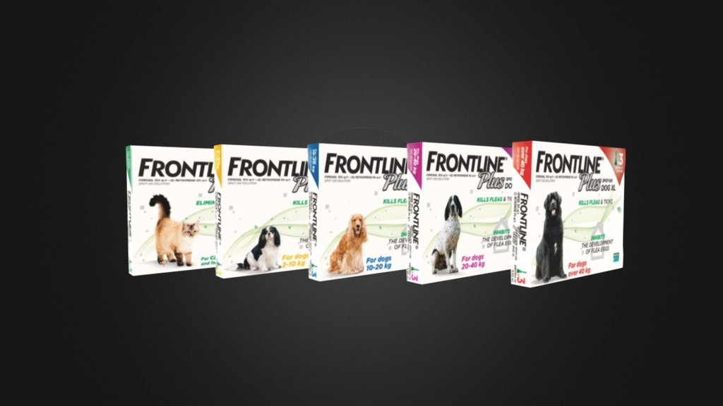 Frontline Plus Spot-On 3 Packs