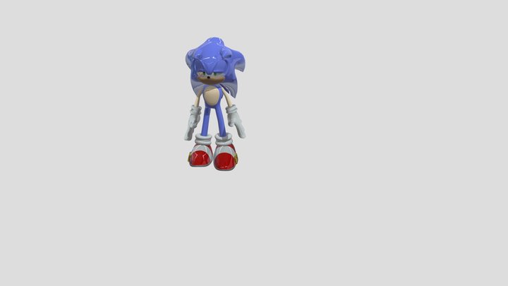 Sonic The Hedgehog FULL RIGGED Model