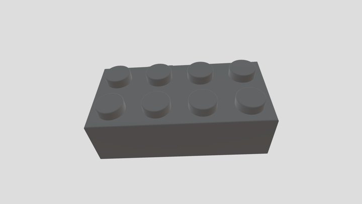 2x4 Brick V2.f3d V1 3D Model