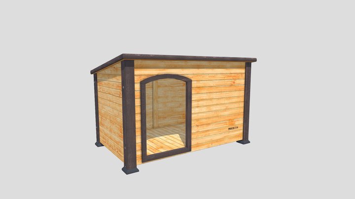 Dog House 3D Model