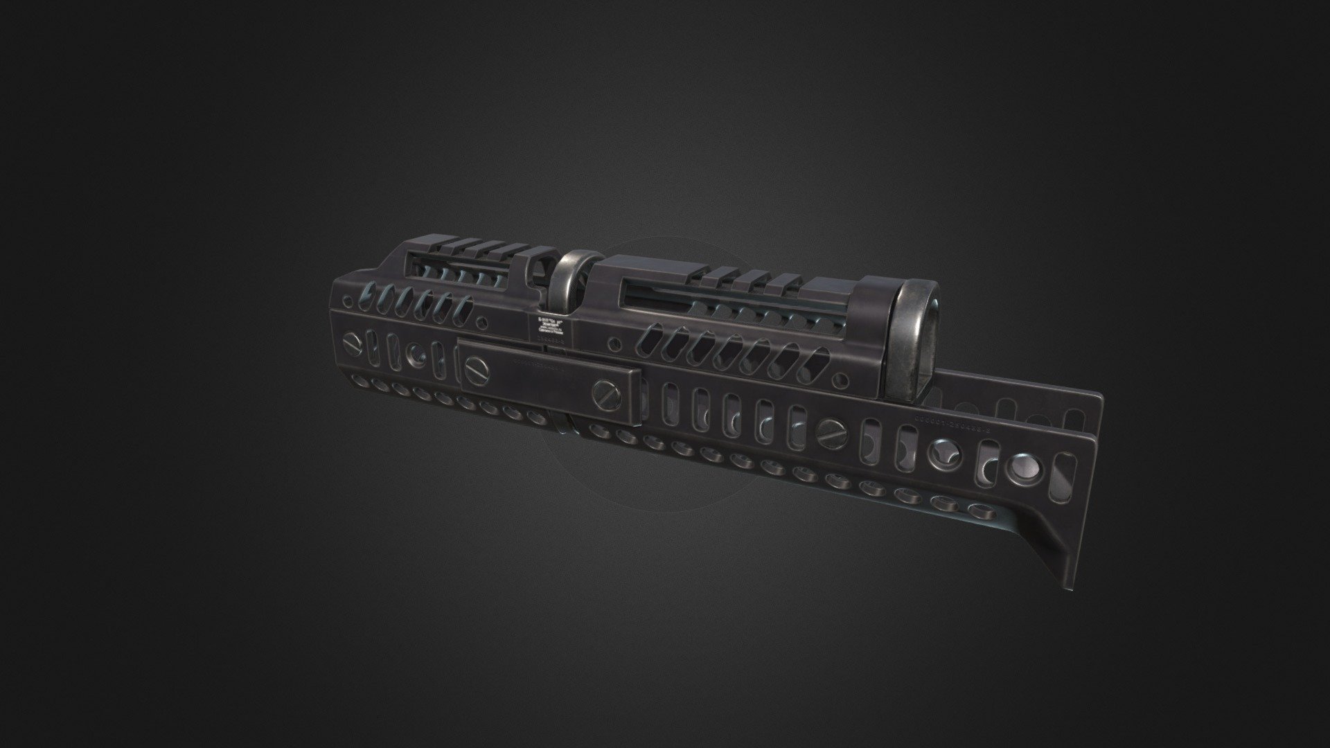 Zenitco Sport 1 Handguard Buy Royalty Free 3D model by Akinaro